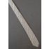 Links & Red Dots - 60's Skinny Gray Silk Necktie
