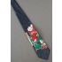 Santa Claus Relaxes By Fireplace - Christmas Tie
