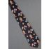 Crest, Crown, Helmet & Flags - Black Silk Necktie