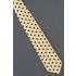 Navy Stars on a Yellow Silk Lands' End Necktie